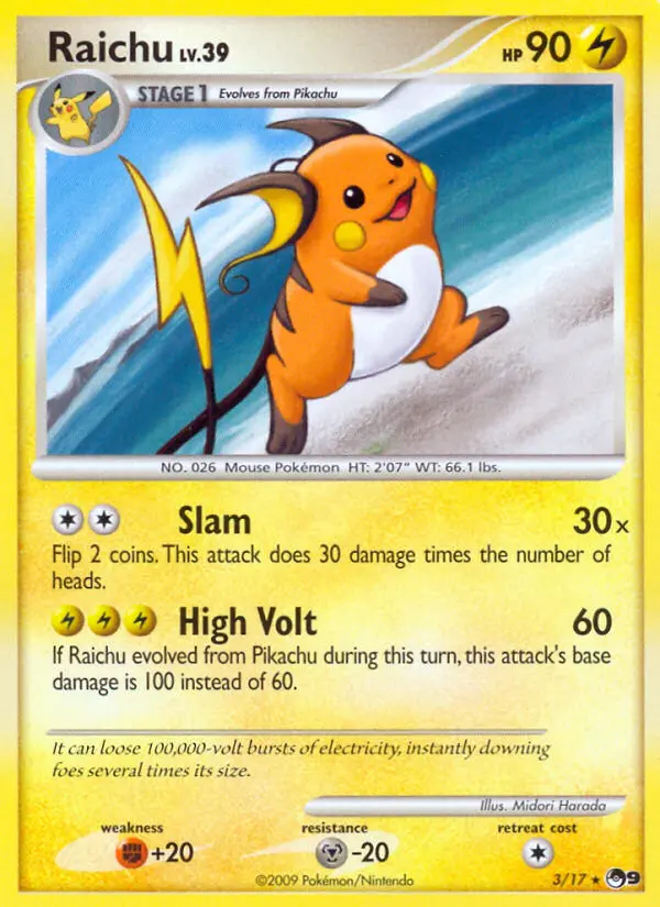 Raichu #3 — POP 9
