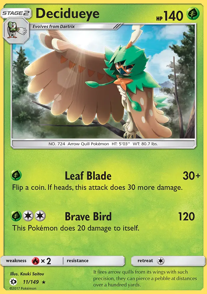 Decidueye #11 — Sun & Moon