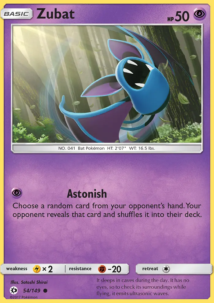 Zubat #54 — Sun & Moon