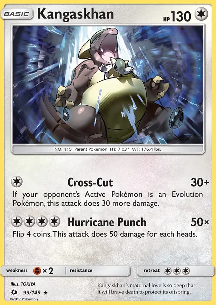 Kangaskhan #99 — Sun & Moon