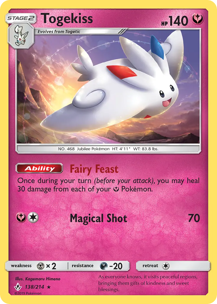 Togekiss #138 — Unbroken Bonds