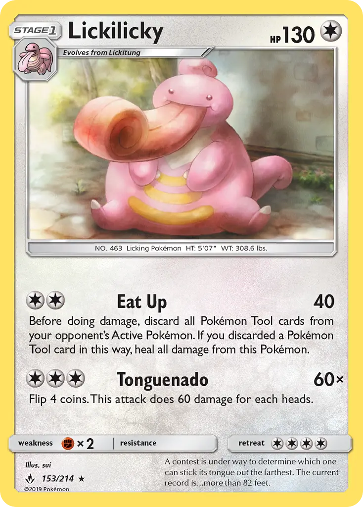 Lickilicky #153 — Unbroken Bonds