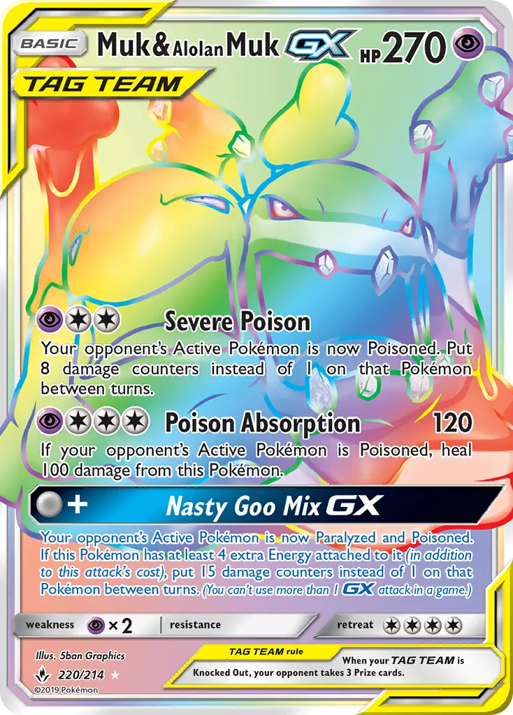Muk & Alolan Muk GX #220 — Unbroken Bonds
