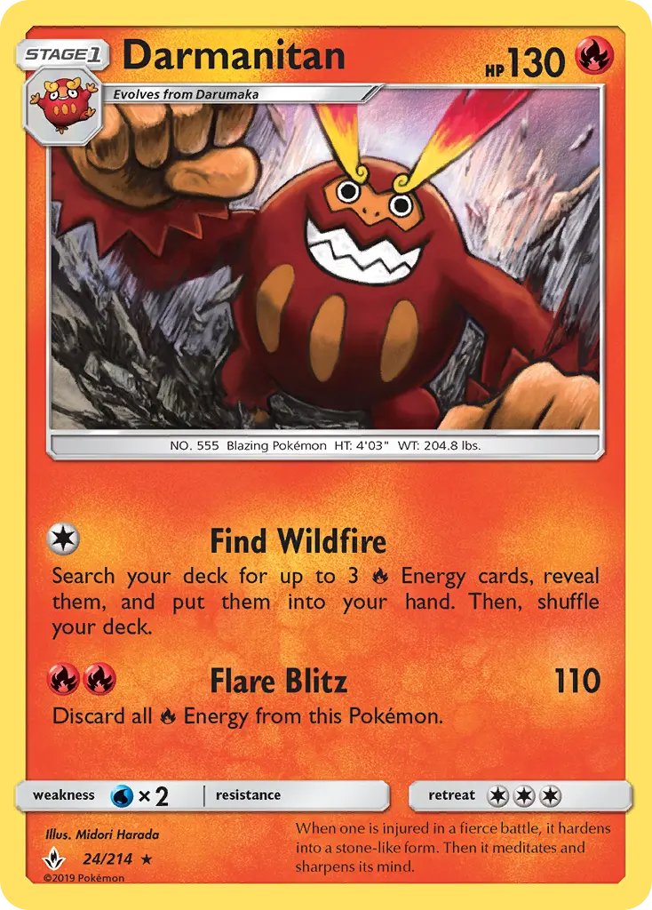 Darmanitan #24 — Unbroken Bonds