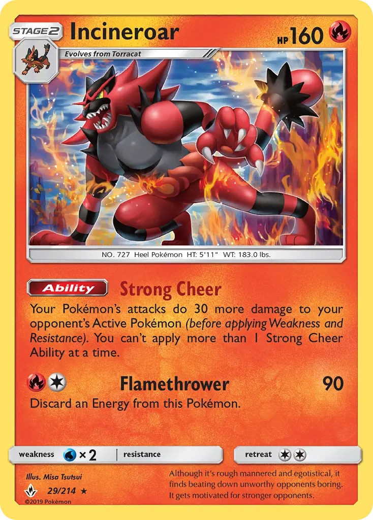 Incineroar #29 — Unbroken Bonds