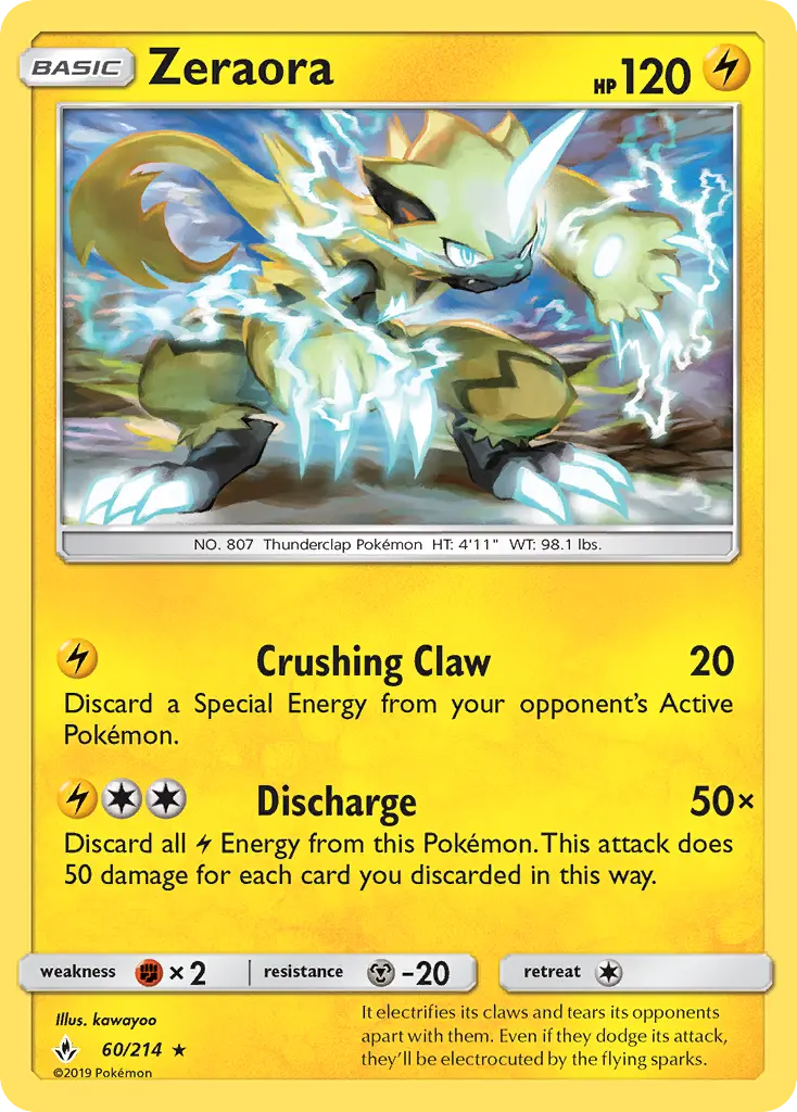 Zeraora #60 — Unbroken Bonds