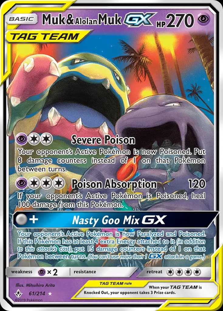 Muk & Alolan Muk GX #61 — Unbroken Bonds