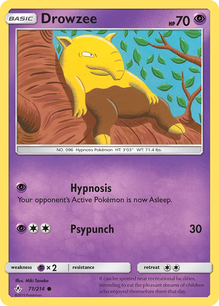 Drowzee #71 — Unbroken Bonds