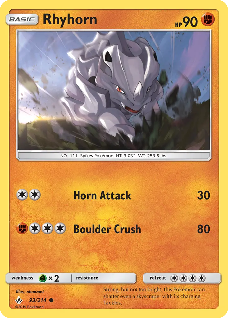 Rhyhorn #93 — Unbroken Bonds