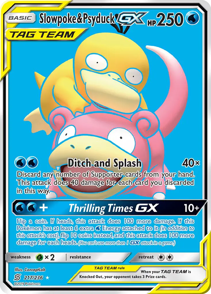 Slowpoke & Psyduck GX #217 — Unified Minds