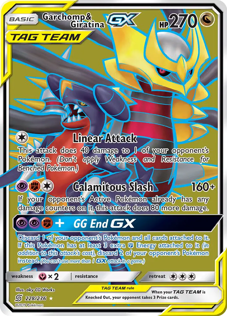 Garchomp & Giratina GX #228 — Unified Minds