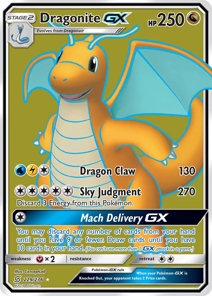 Dragonite GX #229 — Unified Minds