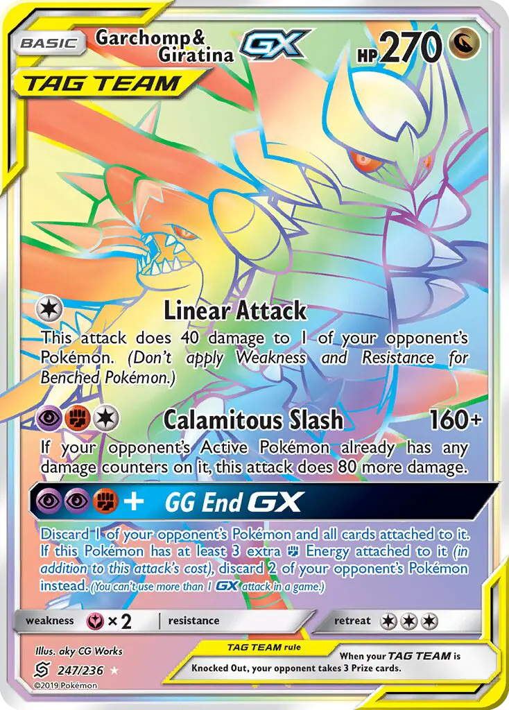 Garchomp & Giratina GX #247 — Unified Minds