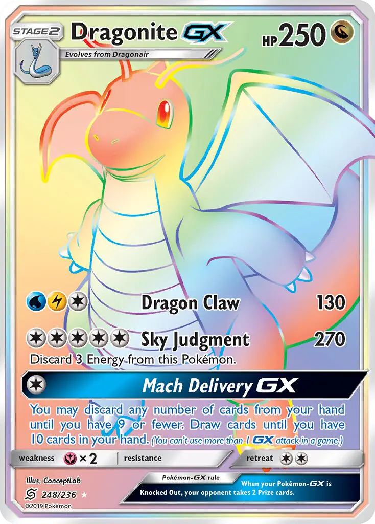 Dragonite GX #248 — Unified Minds