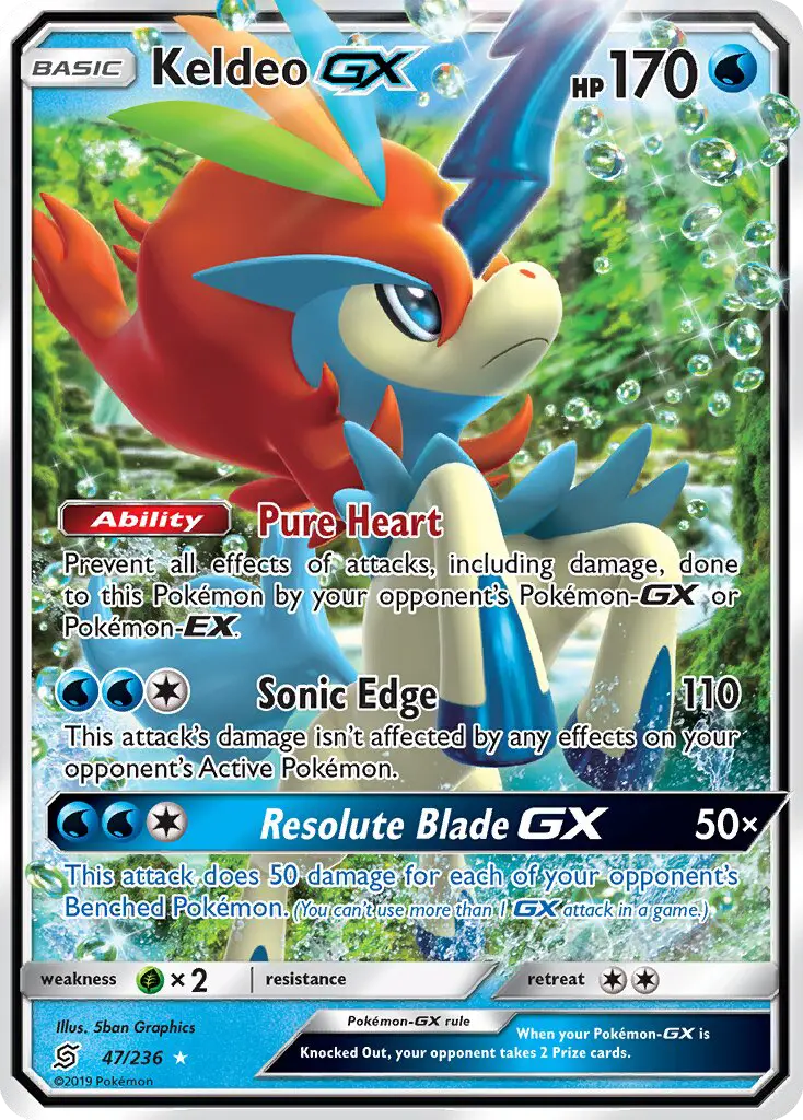 Keldeo GX #47 — Unified Minds