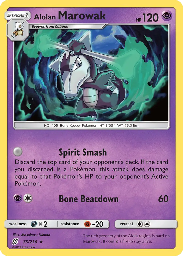 Alolan Marowak #75 — Unified Minds