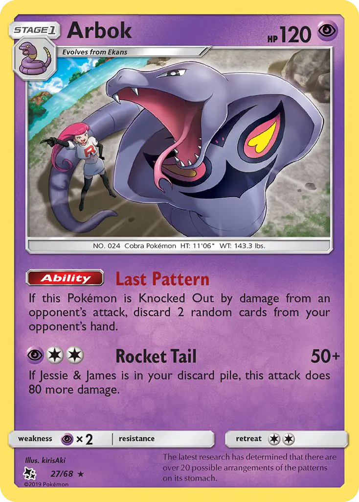 Arbok #27 — Hidden Fates