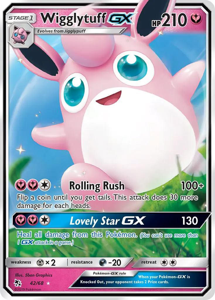 Wigglytuff GX #42 — Hidden Fates