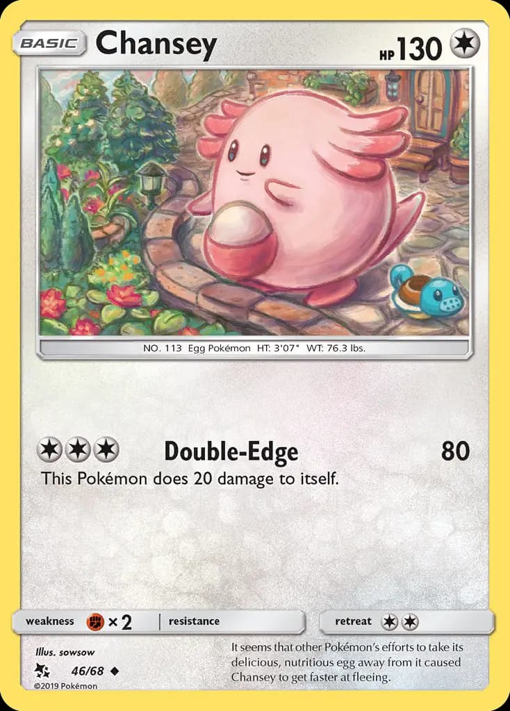 Chansey #46 — Hidden Fates