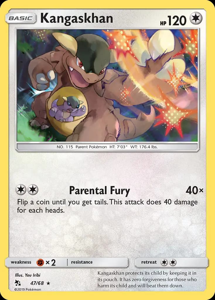 Kangaskhan #47 — Hidden Fates
