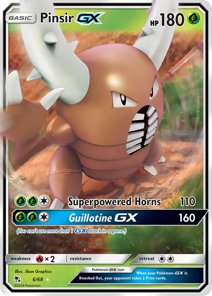 Pinsir GX #6 — Hidden Fates