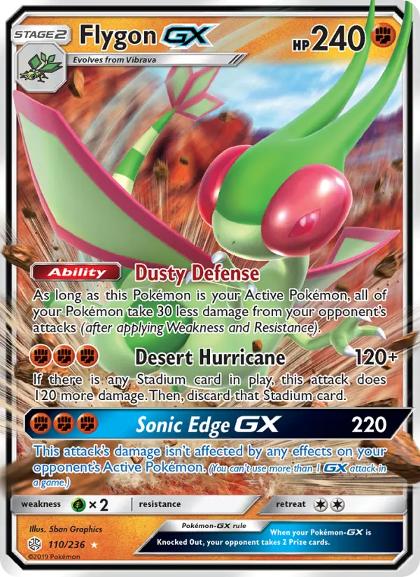 Flygon GX #110 — Cosmic Eclipse