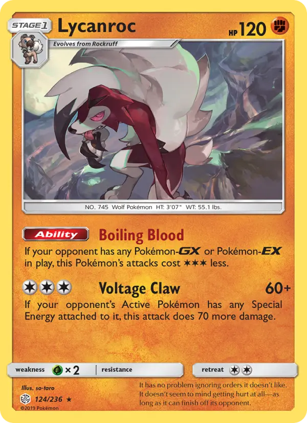 Lycanroc #124 — Cosmic Eclipse