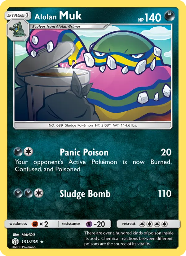 Alolan Muk #131 — Cosmic Eclipse
