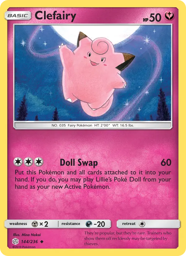 Clefairy #144 — Cosmic Eclipse