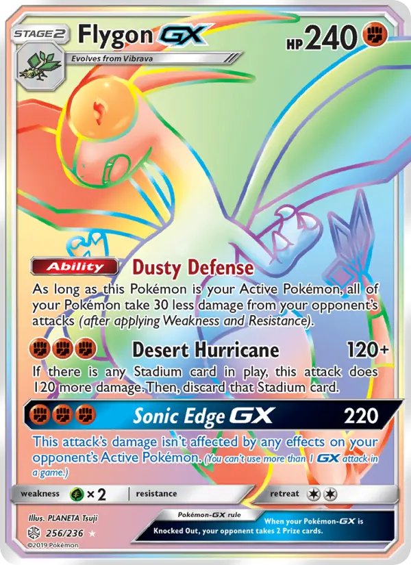 Flygon GX #256 — Cosmic Eclipse