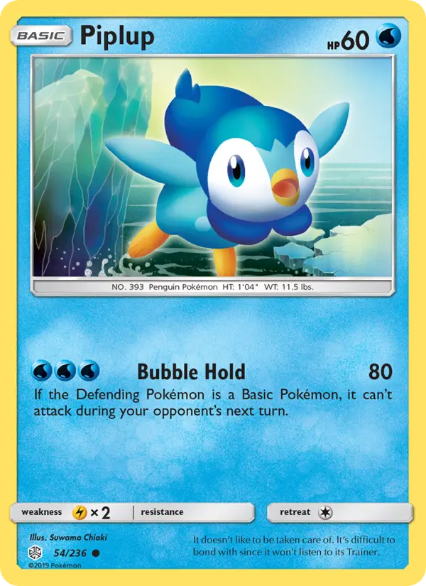 Piplup #54 — Cosmic Eclipse