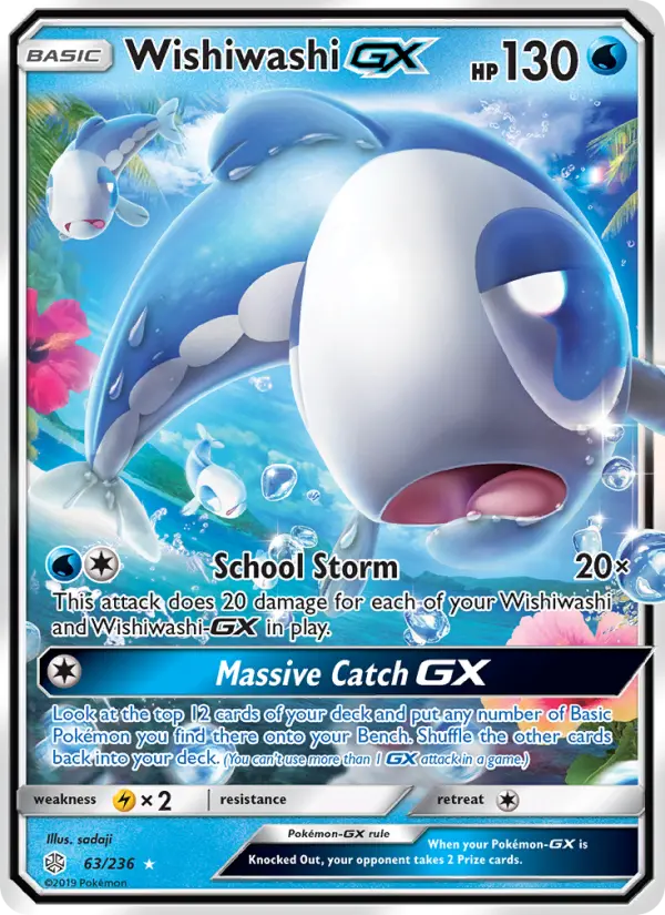 Wishiwashi GX #63 — Cosmic Eclipse