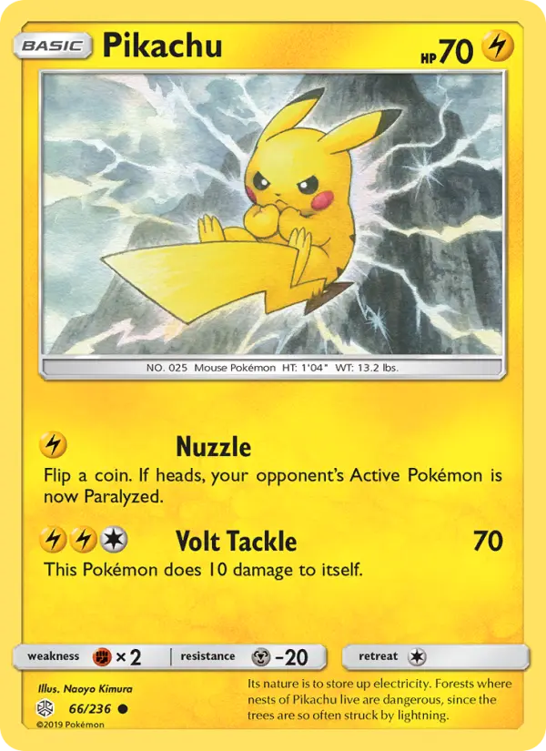 Pikachu #66 — Cosmic Eclipse