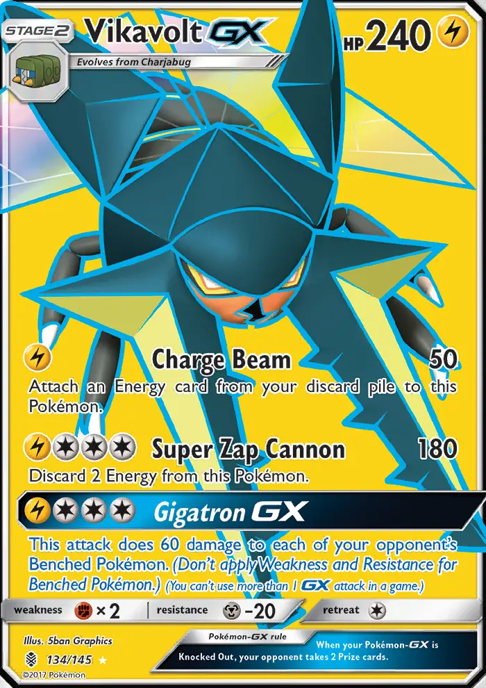 Vikavolt GX #134 — Guardians Rising