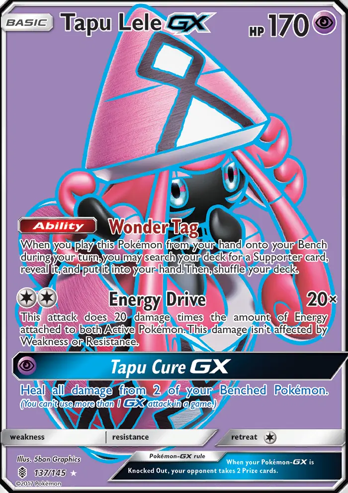 Tapu Lele GX #137 — Guardians Rising