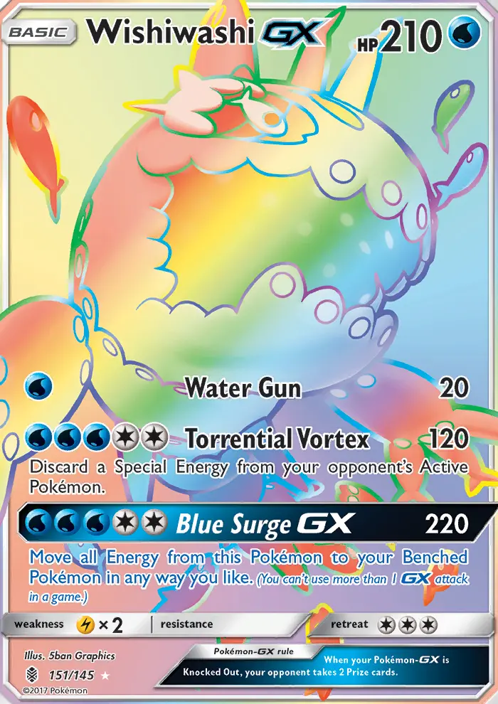 Wishiwashi GX #151 — Guardians Rising
