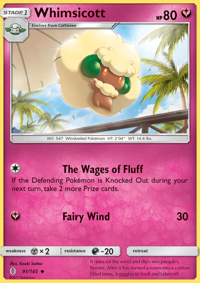 Whimsicott #91 — Guardians Rising