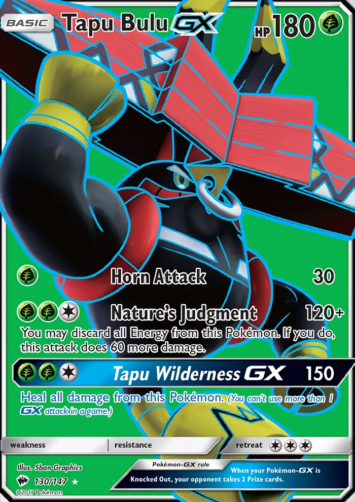 Tapu Bulu GX #130 — Burning Shadows