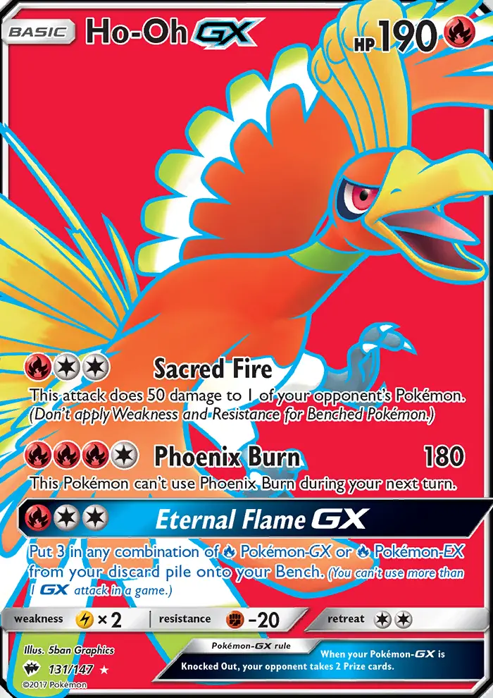 Ho-Oh GX #131 — Burning Shadows