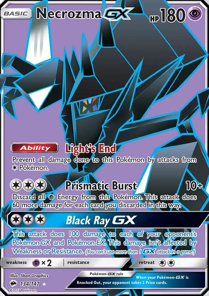 Necrozma GX #134 — Burning Shadows