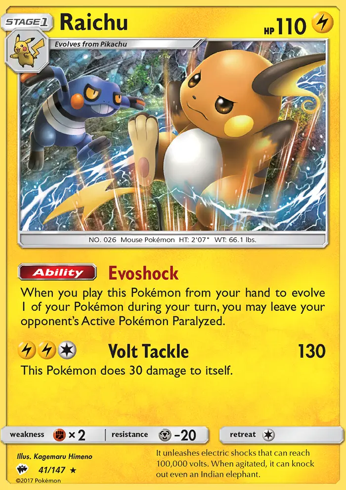 Raichu #41 — Burning Shadows