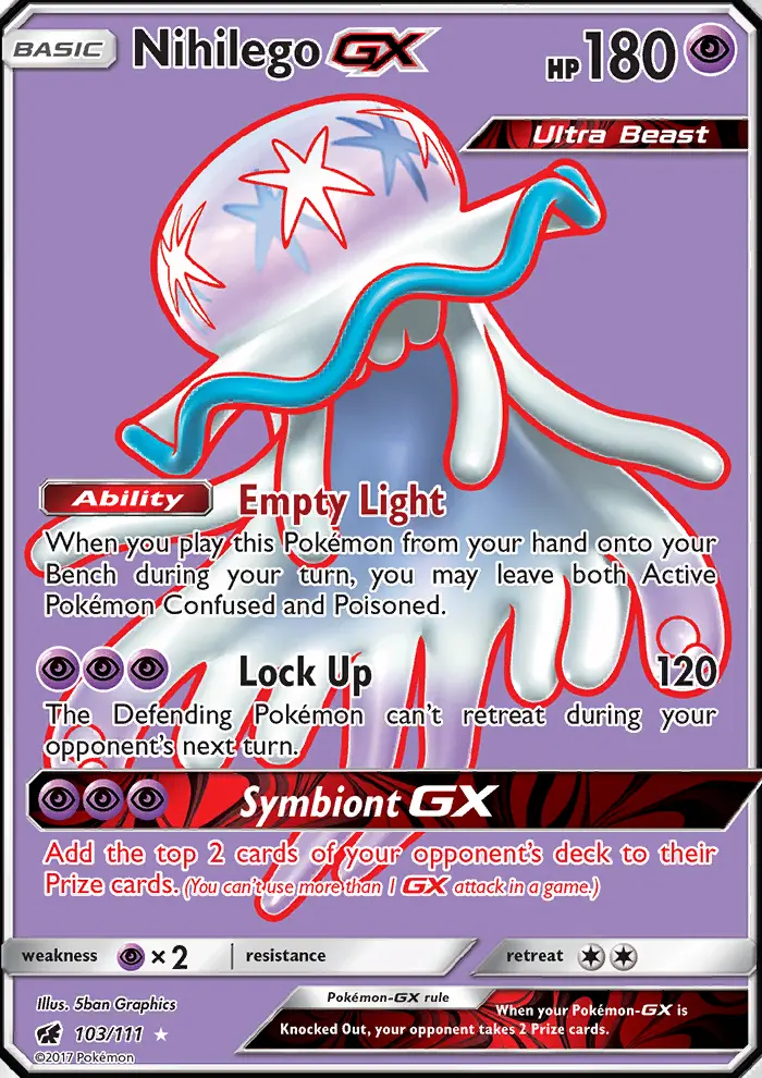 Nihilego GX #103 — Crimson Invasion