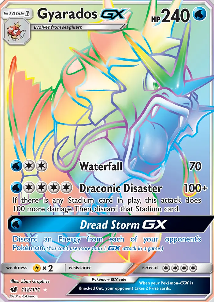 Gyarados GX #112 — Crimson Invasion