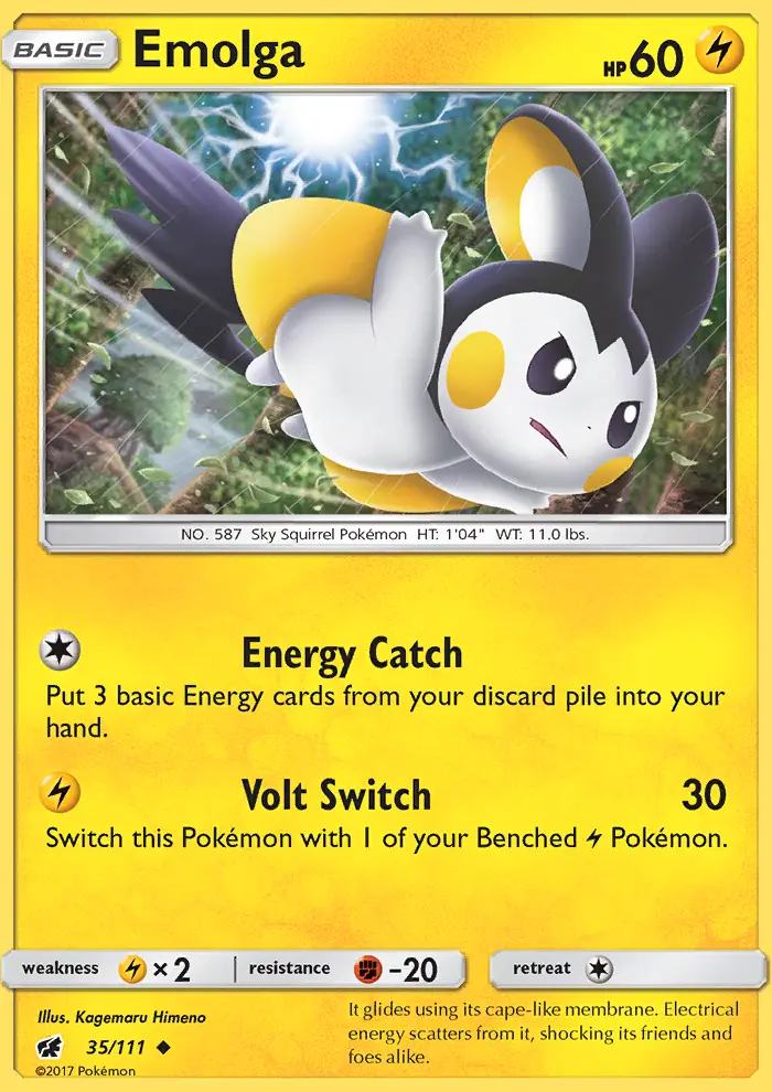 Emolga #35 — Crimson Invasion