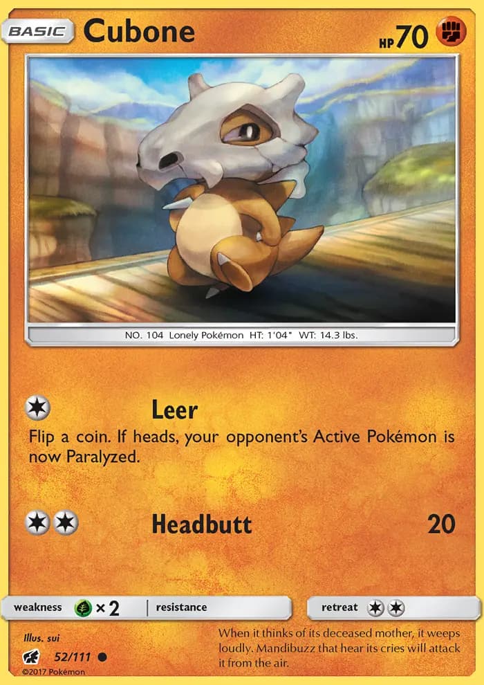 Cubone #52 — Crimson Invasion