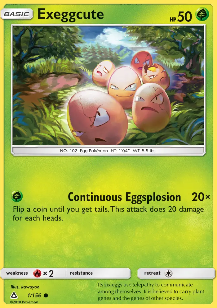 Exeggcute #1 — Ultra Prism