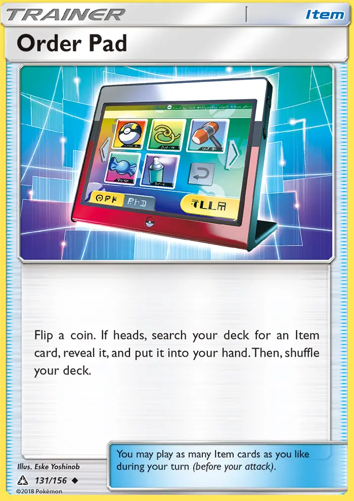 Order Pad #131 — Ultra Prism