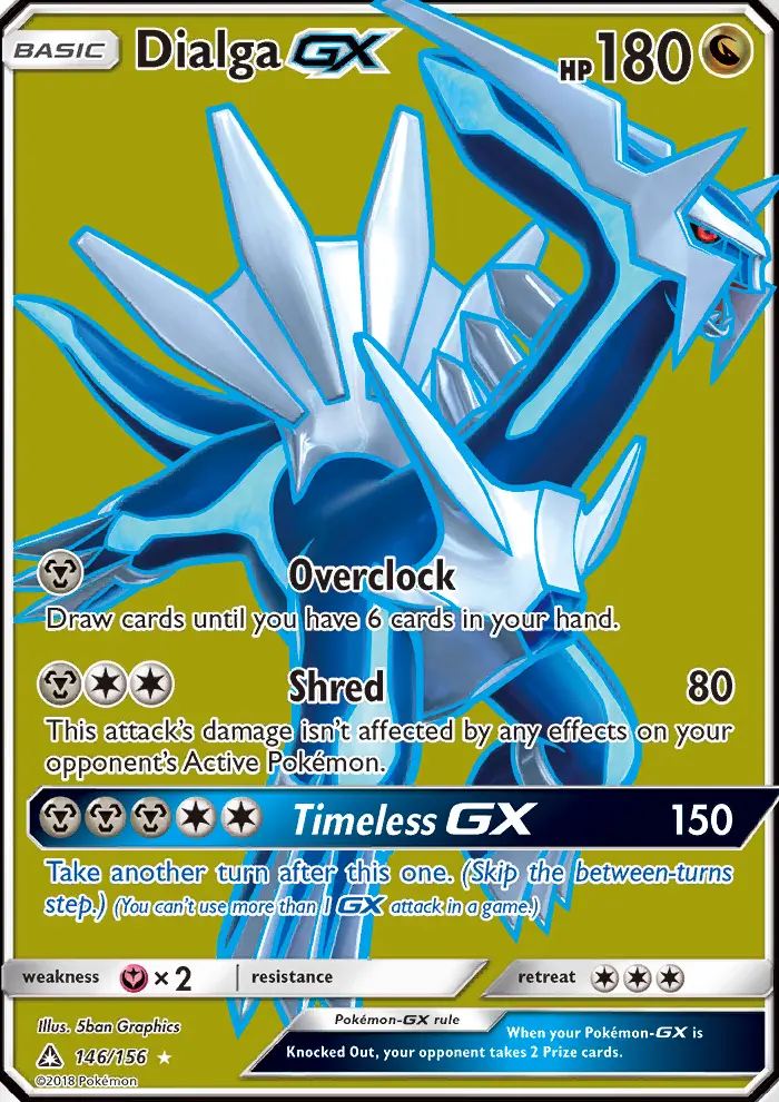 Dialga GX #146 — Ultra Prism