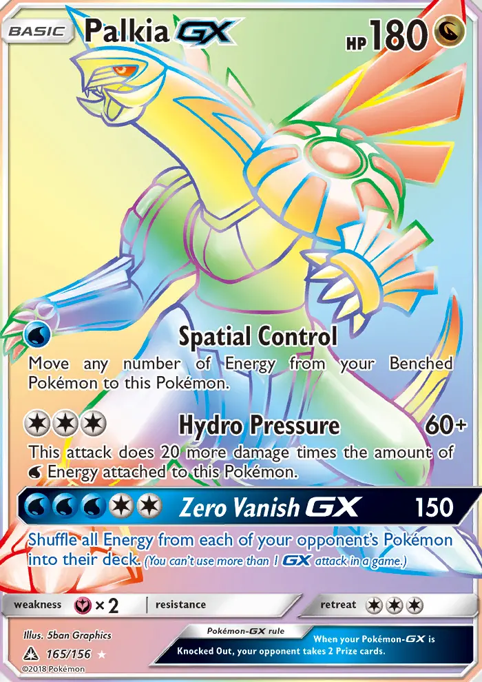 Palkia GX #165 — Ultra Prism