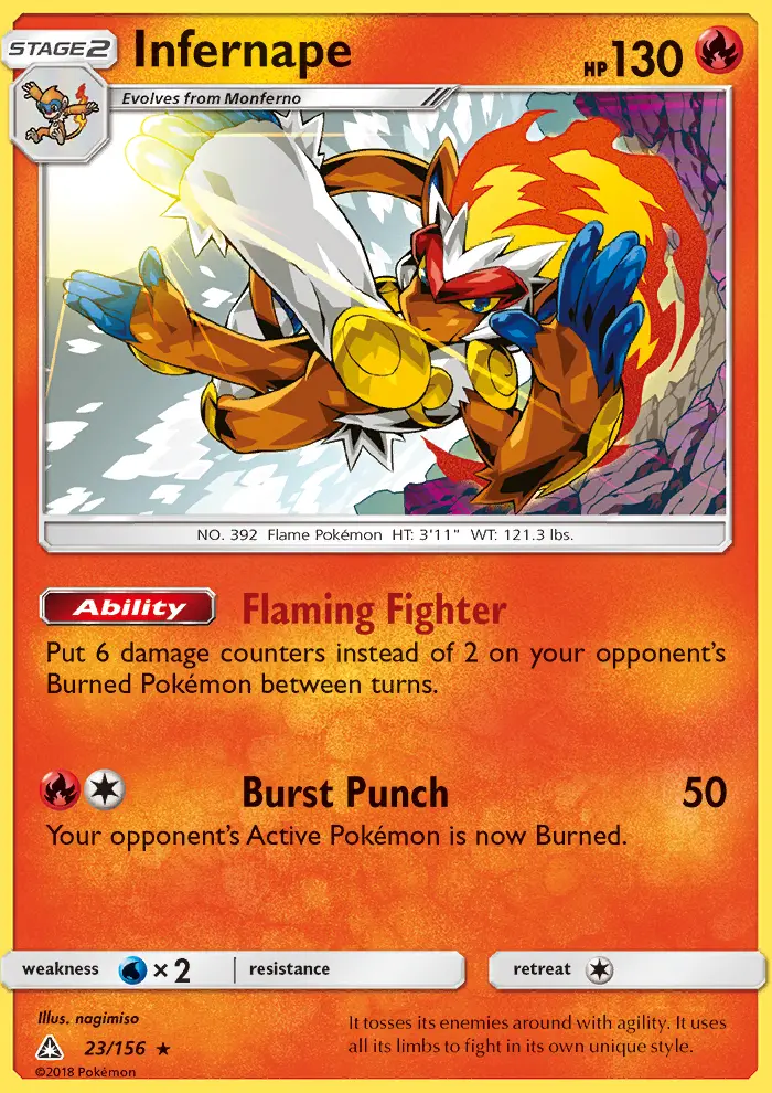 Infernape #23 — Ultra Prism